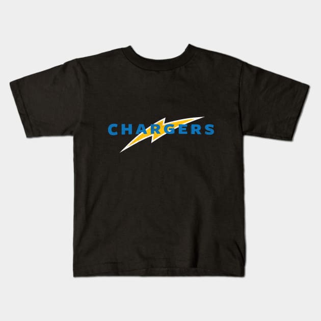 Los Angeles Chargers 4 by Buck Tee Kids T-Shirt by Buck Tee